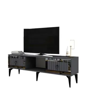 Linda - Anthracite, Silver Anthracite
Silver TV Stand