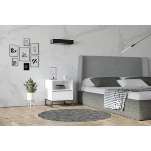 Lindau - White White Nightstand