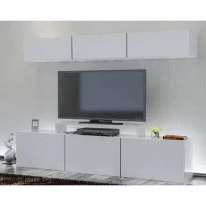 Line - White White TV Unit