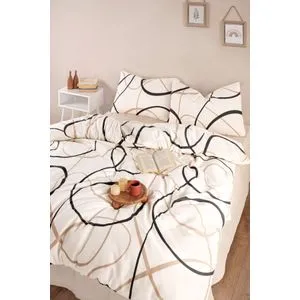 LineRondom - Set posteljine Cream Cream King