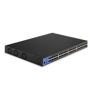 Linksys 48-portni upravljani PoE+ gigabitni switch + 4 SFP+ porta+ uplinkovi 740W TAA kompatibila...