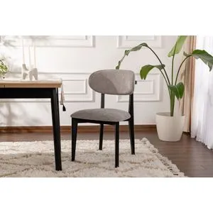 Lionte - Sivi i Crni Set Stolica (2 Komada)