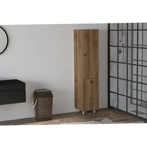 Lipa - Walnut Walnut Bathroom Cabinet