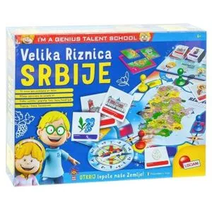 Lisciani Mali genije Velika riznica Srbije kviz društvena igra