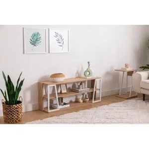 Lissa Rafli Tv Stand - White Sapphire
White TV Stand