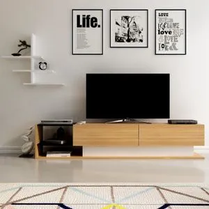 Liza - Teak, White White
Teak TV Unit
