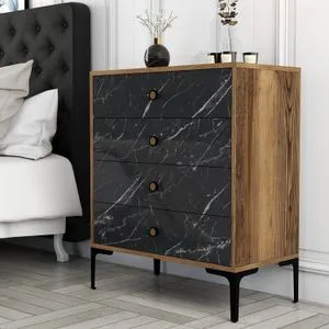 Lizbon 541 - Walnut, Black Walnut
Black Dresser