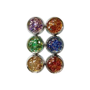 LK - Holographic Glitter za nokte 6/1 SET A