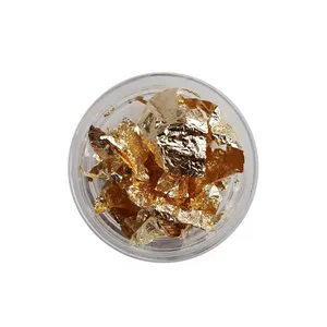 LK - Ukrasna folija za nokte, Burn gold