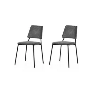 Lıma - 4554 V2 Black
Anthracite Chair Set (2 Pieces)