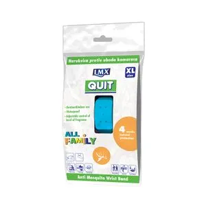 LMX QUIT Repellent narukvica protiv uboda komaraca PLAVA-veličina XL