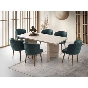 Loft trpezarijski sto 2931 Travertine