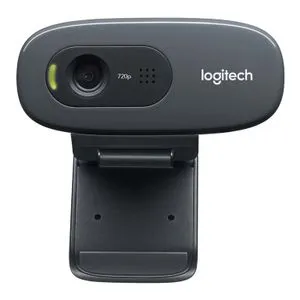 Logitech C270 HD Webcam, Black for Win 10