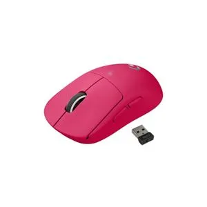 LOGITECH G Pro X Superlight 2 LightSpeed Wireless Gaming Mouse, Magenta