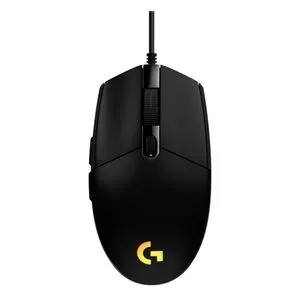 Logitech G102 LIGHTSYNC Corded Gaming Mouse - BLACK - USB -