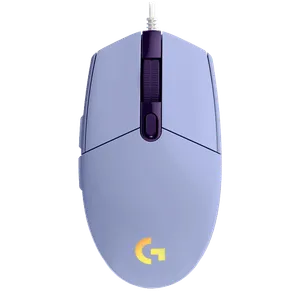 Logitech G102 Lightsync Gaming Wired Mouse, Lilac USB