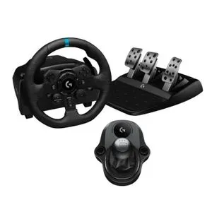 Logitech G923 Trueforce Racing Wheel + Logitech Shifter