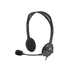 Logitech H111 Corded Stereo Headset - BLACK - 3.5 MM