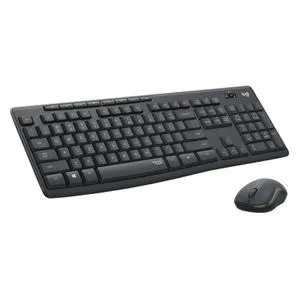 LOGITECH MK295 Silent Wireless Combo US tastatura + miš crna