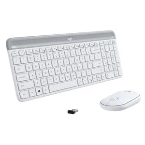 Logitech MK470 Slim Wireless Keyboard and Mouse Combo OffWhite - US