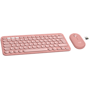 LOGITECH Pebble 2 Bluetooth Keyboard Combo - TONAL ROSE - US INT'L