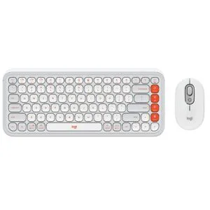 Logitech POP Icon Combo US tastatura bela