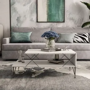 Loire - White White Coffee Table