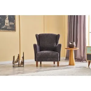 Lola Prestij - Anthracite Anthracite Wing Chair