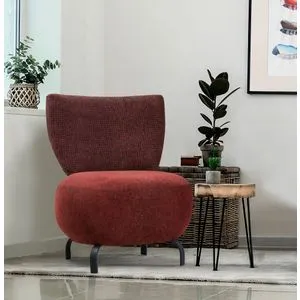 Loly - Claret Red Claret Red Wing Chair
