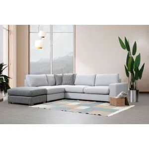Loop 1 GreyLight Grey Corner Sofa