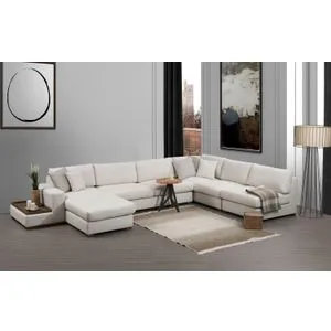 Loop 10 White Corner Sofa