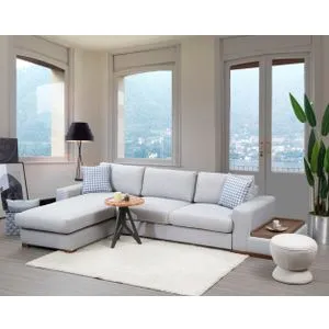 Loop 14 Light Grey Corner Sofa