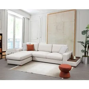 Loop 18 White Corner Sofa