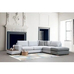 Loop 4 GreyLight Grey Corner Sofa