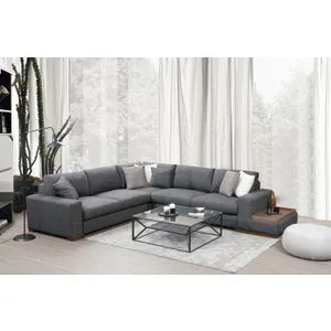 Loop 5 Anthracite Corner Sofa