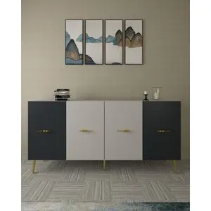 Loop KB150 - Bele i Antracit Konsole