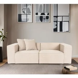 Lora 2 Seater - Peach Peach 2-Seat Sofa