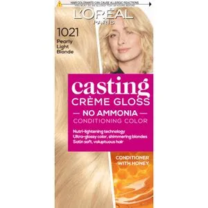 L'Oréal Paris Casting Crème Gloss farba za kosu 1021 Svetla bisernoplava