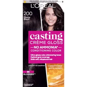 L'Oréal Paris Casting Crème Gloss farba za kosu 200 Crna ebanovina