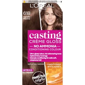 L'Oréal Paris Casting Crème Gloss farba za kosu 618 Vanila moka