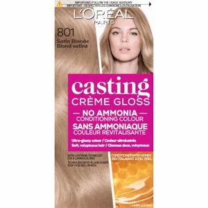 L'Oréal Paris Casting Crème Gloss farba za kosu 801 Saten plava