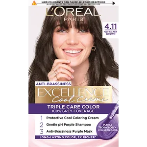L'Oréal Paris Excellence Cool Creme farba za kosu 4.11 Ultra pepeljasto smeđa