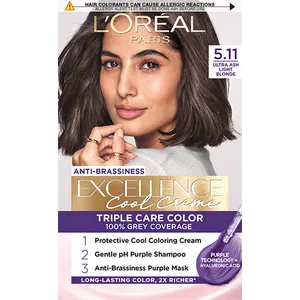 L'Oréal Paris Excellence Cool Creme farba za kosu 5.11 Ultra pepeljasto svetlo smeđa