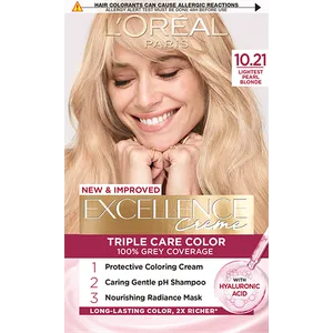 L'Oréal Paris Excellence Creme farba za kosu 10.21 Ledena biserno plava