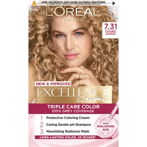 L'Oréal Paris Excellence Creme farba za kosu 7.31 Karamel plava