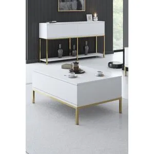 Lord - White, Gold White
Gold Coffee Table