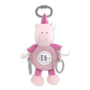 Lorelli Plišana Igračka Activity- Unicorn Pink Natural