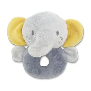 Lorelli Plišana Zvečka  - Elephant Grey Natural