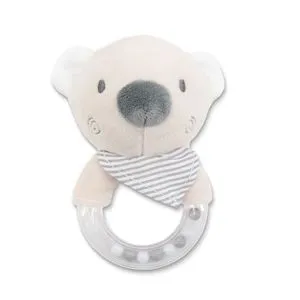 Lorelli Plišana Zvečka Ring  - Bear Beige Natural