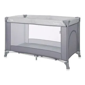 Lorelli Prenosivi Krevet Torino 1 Nivo - Grey Striped Elements